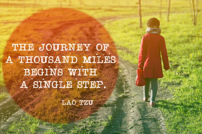 Bild Zitat über Reise