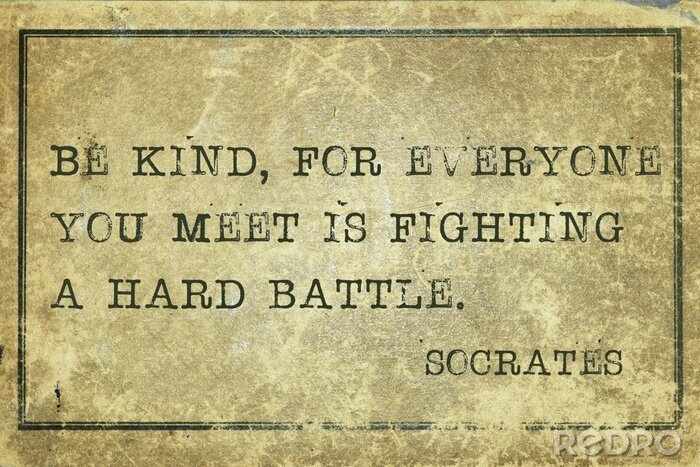 Bild Zitat von Sokrates über menschliche Beziehungen
