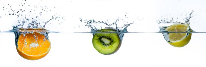 Bild Zitrusfrüchte im Wasser