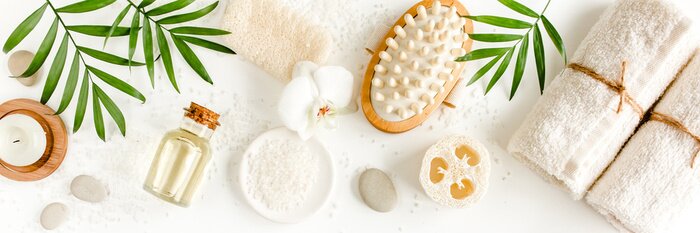 Bild Zusammensetzung mit Öko-Kosmetik