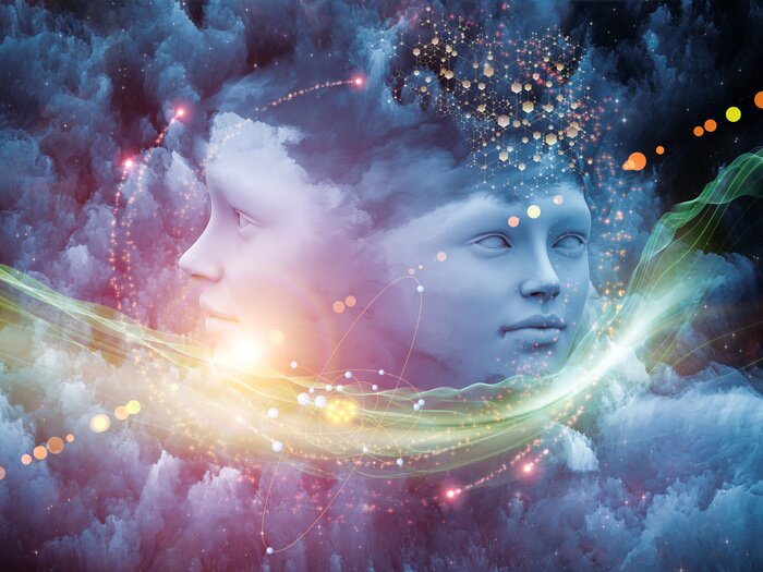 Bild Zwei Fantasy-Gesichter