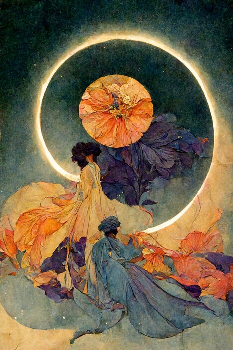 Bild Zwei Personen und ein Spirallicht