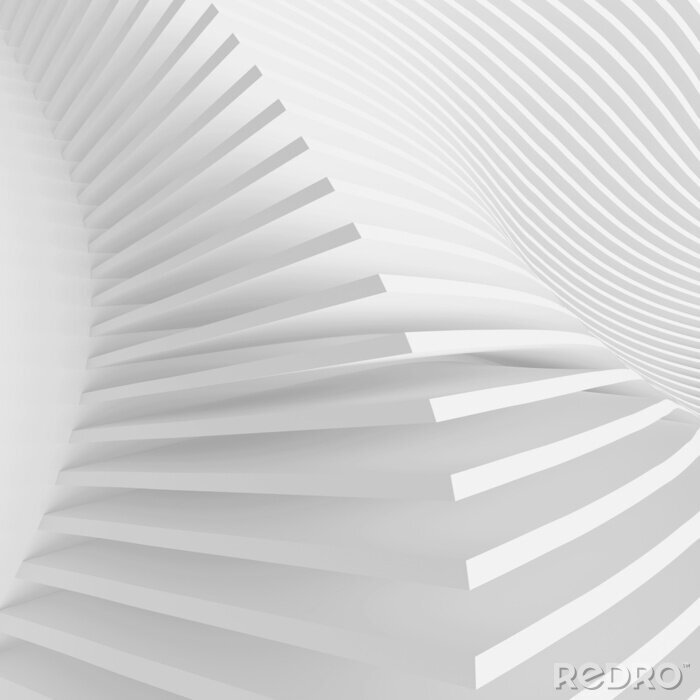 Fototapete 3D Abstrakte Treppe