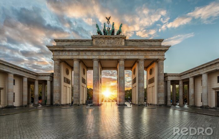 Fototapete 3D Berlin historische Architektur