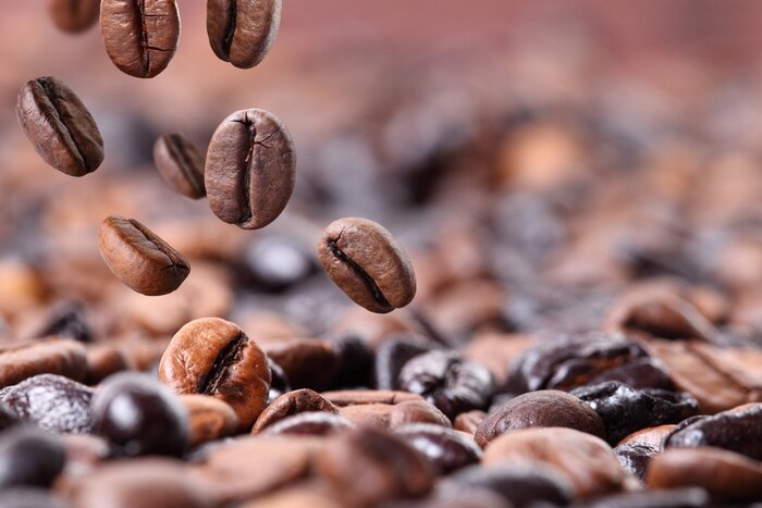 Fototapete 3D Bohnenkaffee