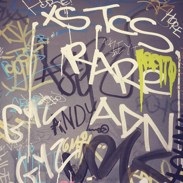 Fototapete 3D Graffiti mit Aufschriften