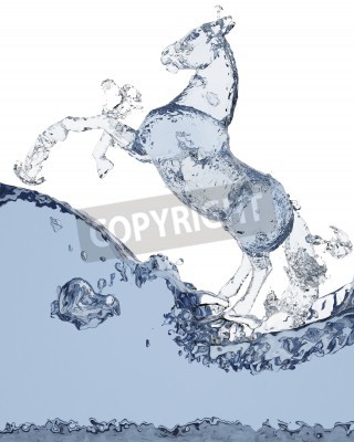 Fototapete 3d-grafik-pferd