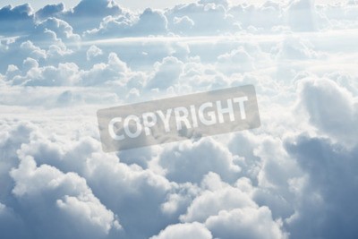 Fototapete 3D Himmel aus Vogelperspektive