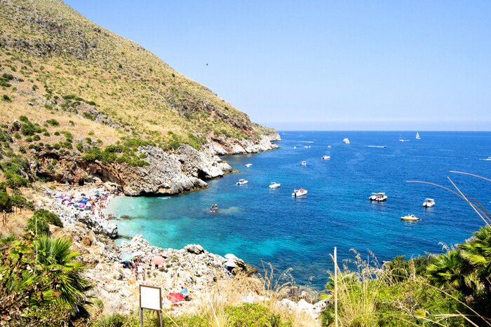 Fototapete 3D Meer auf Sizilien