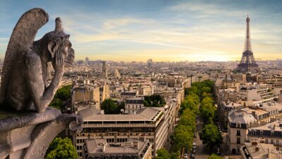 Fototapete 3D Paris Landschaft
