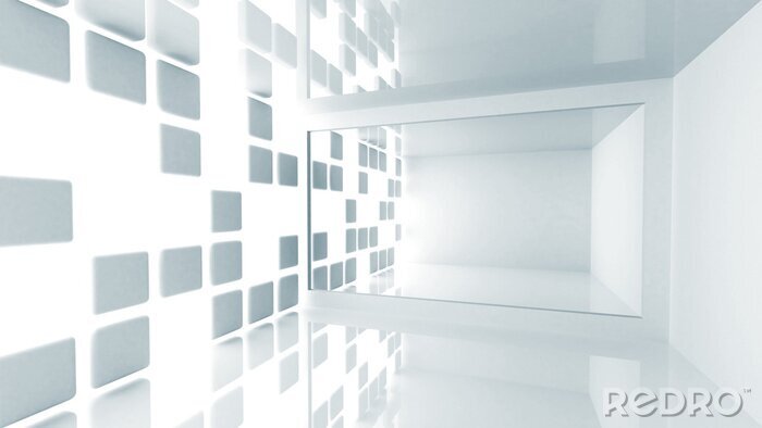 Fototapete 3D räumliche Architektur