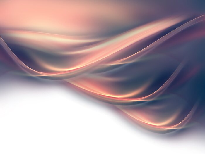 Fototapete 3D Seidenvorhang im Wind