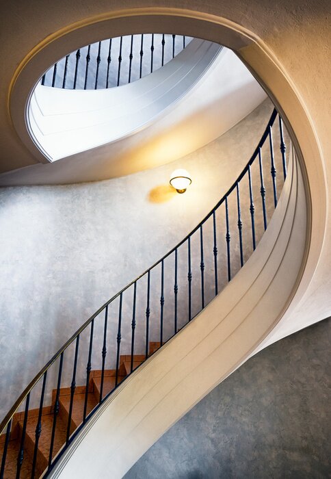 Fototapete 3D Treppenhaus