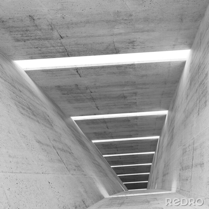 Fototapete 3D-Tunnel mit einfachem Körper