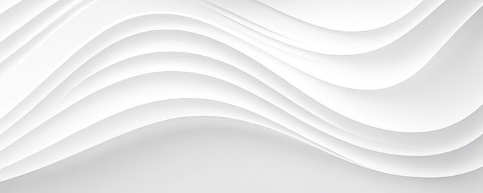 Fototapete 3D weißes Band