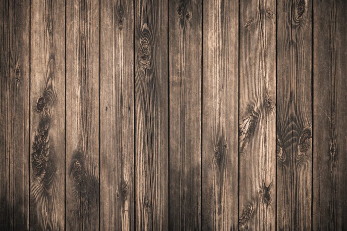 Fototapete Abgenutzte braune Bretter