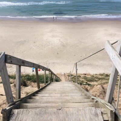 Fototapete Abstieg zum Strand