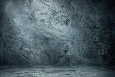 Fototapete Abstrakte Betonwand in einer Höhle