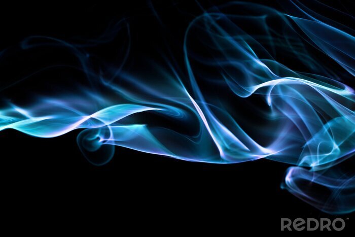 Fototapete Abstrakte Blaue Flamme