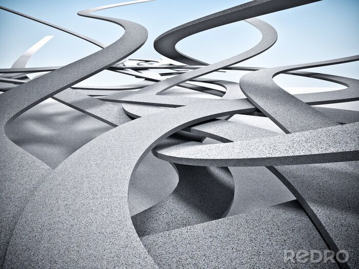 Fototapete Abstrakte Brücken