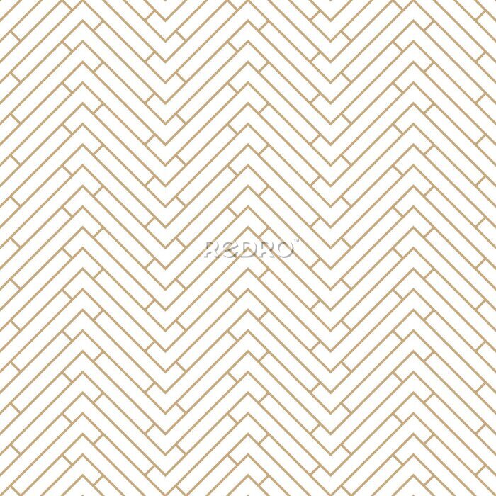 Fototapete Abstrakte geometrische Art Deco Chevron Hintergrundmuster