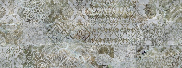 Fototapete Abstrakte Verzierung an der Wand