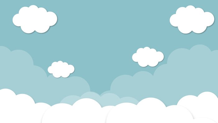 Fototapete Abstrakte Wolken am Himmel