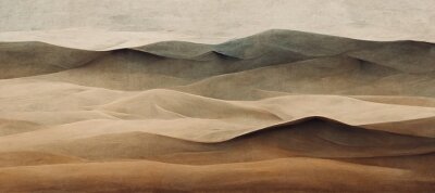Fototapete Abstrakte Wüstendünen