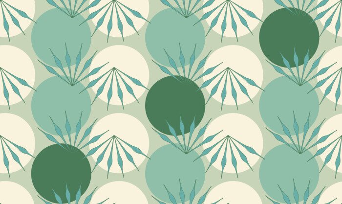 Fototapete Abstrakter Bambuswald