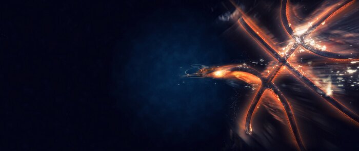 Fototapete Abstrakter Basketball