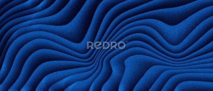 Fototapete Abstrakter blauer Hintergrund 3D