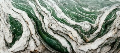 Fototapete Abstrakter Marmorhintergrund mit grünen Elementen