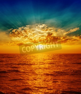 Fototapete Abstrakter Sonnenaufgang