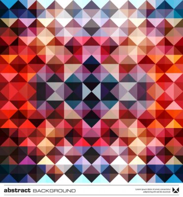 Abstraktes geometrisches Mosaik