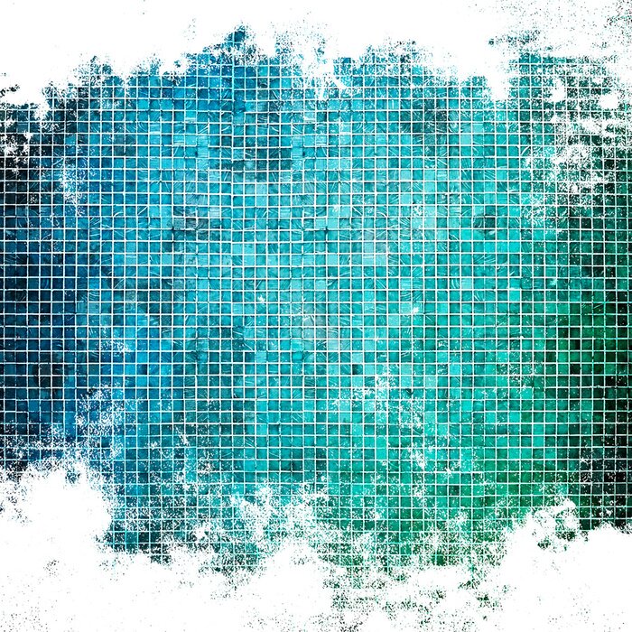 Fototapete Abstraktes geometrisches Mosaik