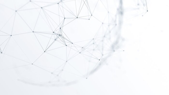 Fototapete Abstraktes Netzwerk