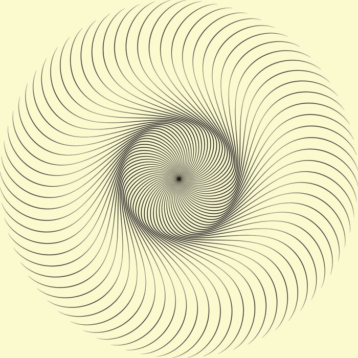 Fototapete Abstraktes Ornament in 3D