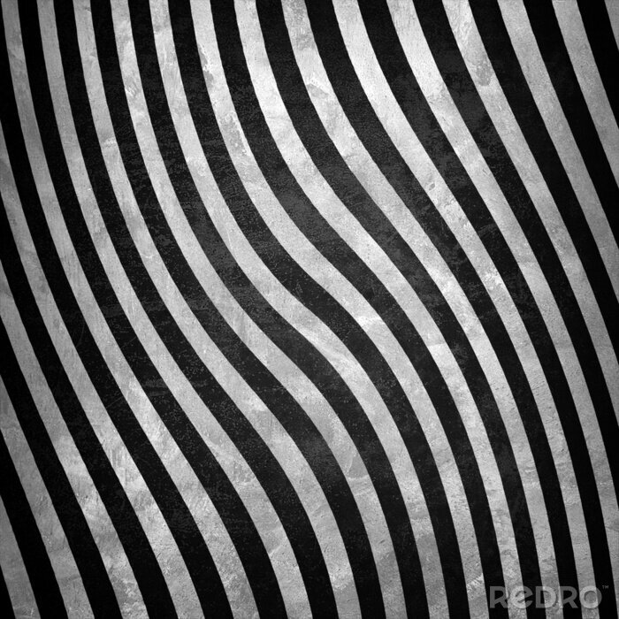 Fototapete Abstraktes schwarz-weißes Muster