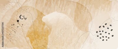 Fototapete Abstraktion in Erdtönen