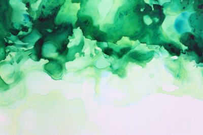 Fototapete Abstraktion in grünen Farben