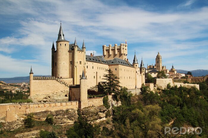 Fototapete Alcázar von Segovia, Spanien