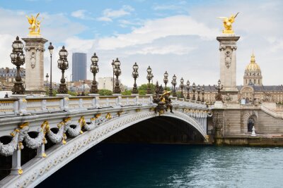 Fototapete Alexander-III-Brücke in Paris