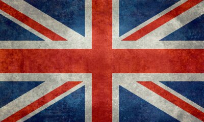 Fototapete Alte britische Flagge