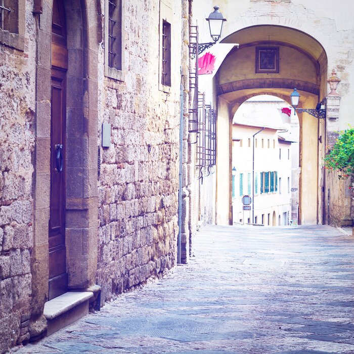 Fototapete Alte Gebäude aus Stein