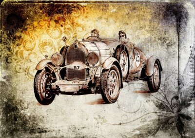 Fototapete Alte Oldtimer retro vintage