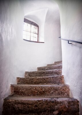 Fototapete Alte Treppe
