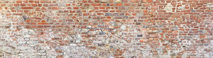Fototapete Alte Ziegelmauer