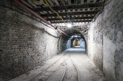 Fototapete Alter Untergrundtunnel