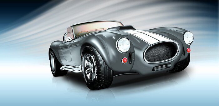 Fototapete Altes Sportauto