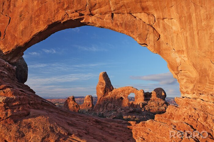 Fototapete Amerikanische Felsformationen in der Wüste